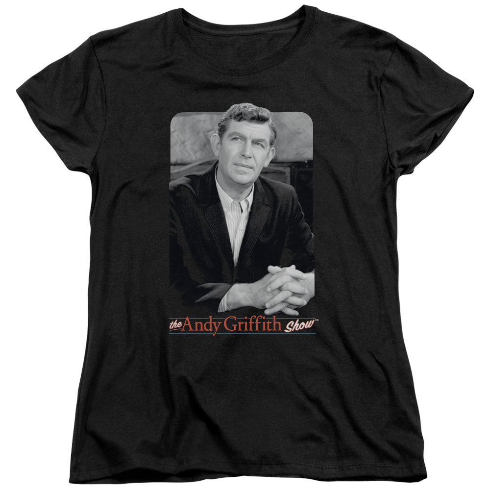 Andy Griffith Classic Andy Womens T Shirt Black Hoodie, Sweatshirt | CiraTrend.com (Image 1)