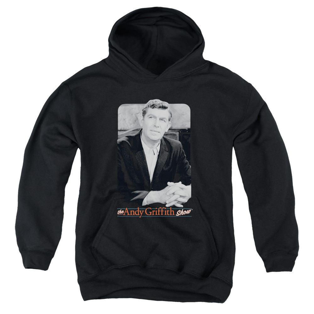 Andy Griffith Classic Andy Kids Youth Hoodie Black T-Shirts, Sweatshirt | CiraTrend.com (Image 1)