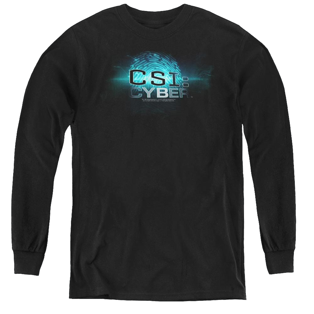 Csi Cyber Thumb Print - Youth Long Sleeve T-Shirt Hoodie, Sweatshirt | CiraTrend.com