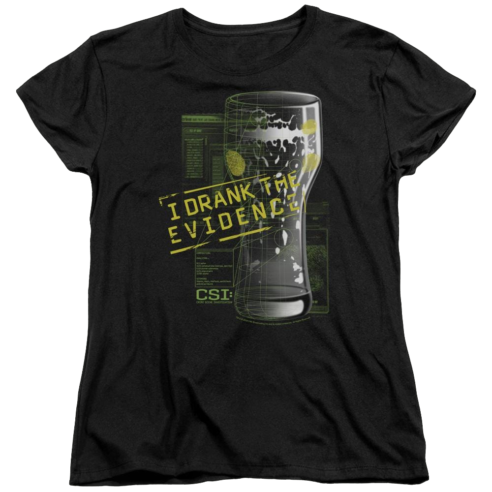 Csi I Drank The Evidence - Women's T-Shirt Hoodie, Sweatshirt | CiraTrend.com