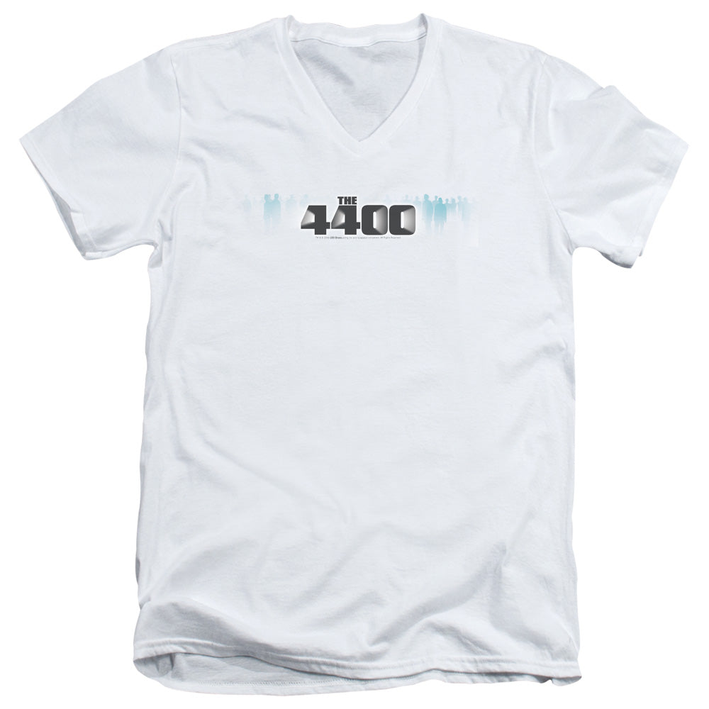 4400 the 4400 Logo Mens Slim Fit V-Neck T Shirt White Hoodie, Sweatshirt | CiraTrend.com