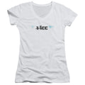 4400 the 4400 Logo Junior Sheer Cap Sleeve V-Neck Womens T Shirt White Hoodie, Sweatshirt | CiraTrend.com