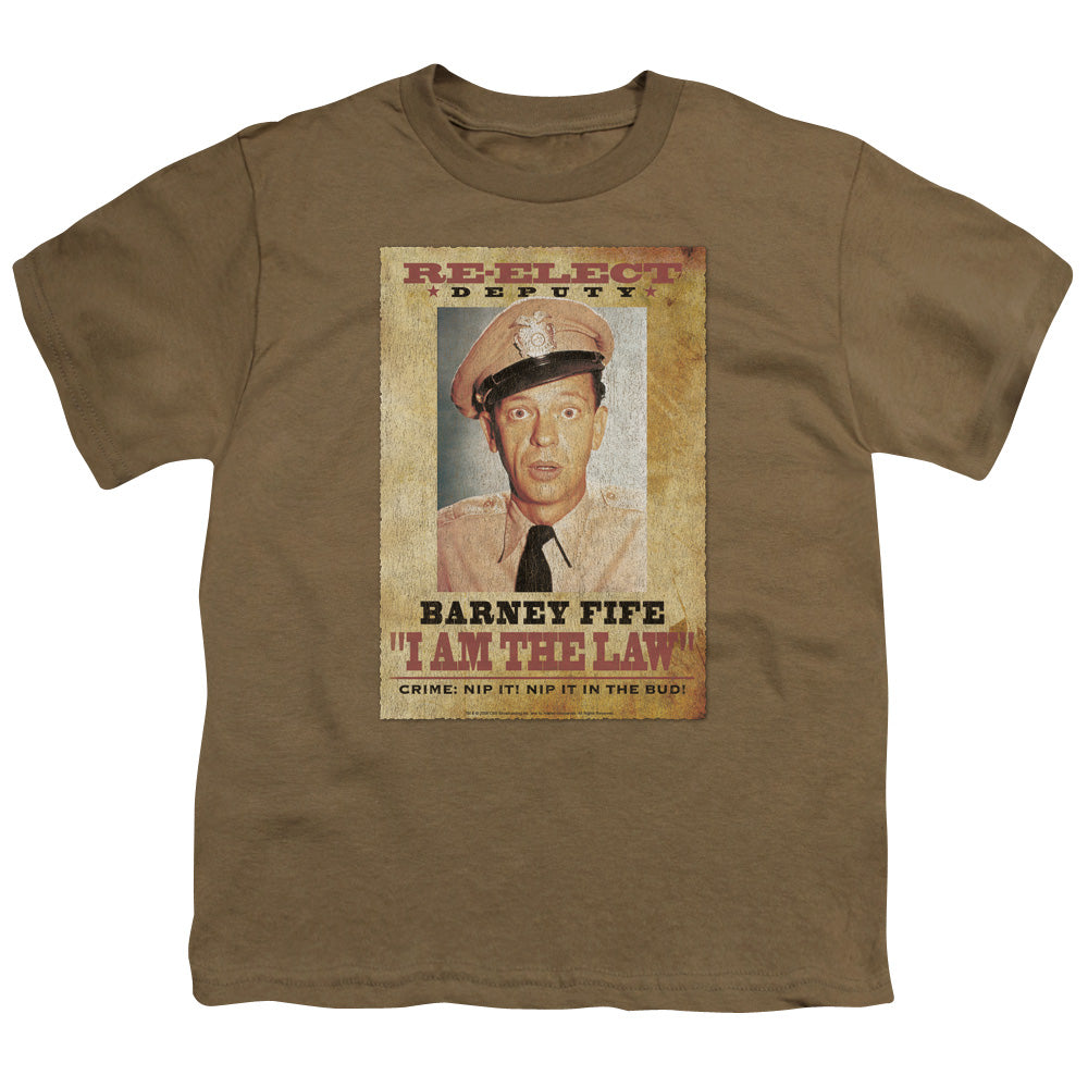 Andy Griffith I Am the Law Kids Youth T Shirt Safari Green Hoodie, Sweatshirt | CiraTrend.com (Image 1)