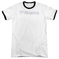 7th Heaven 7th Heaven Logo Heather Ringer Mens T Shirt White Hoodie, Sweatshirt | CiraTrend.com