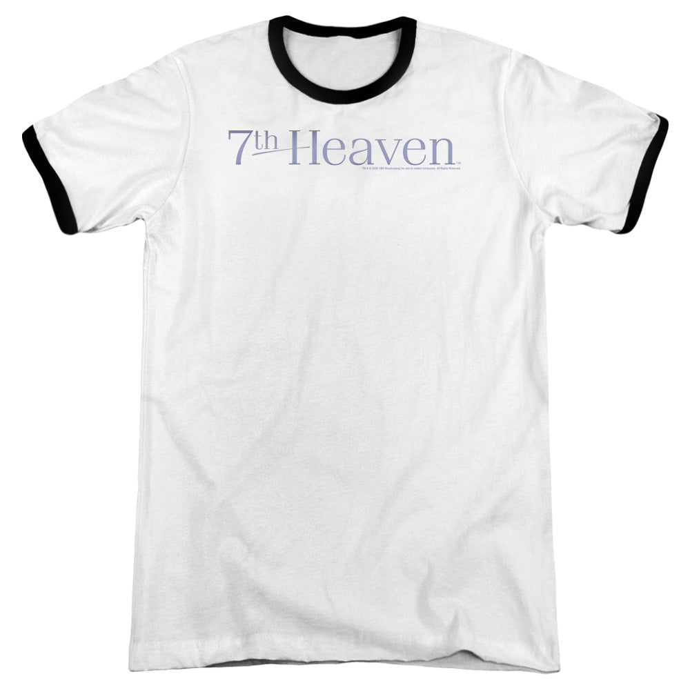 7th Heaven 7th Heaven Logo Heather Ringer Mens T Shirt White Hoodie, Sweatshirt | CiraTrend.com