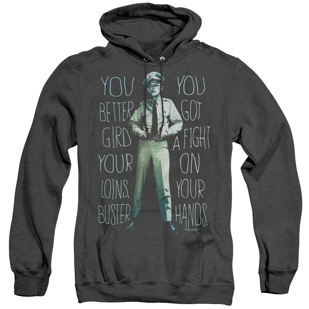 Andy Griffith Show Fight Mens Heather Hoodie Black T-Shirts, Sweatshirt | CiraTrend.com (Image 1)