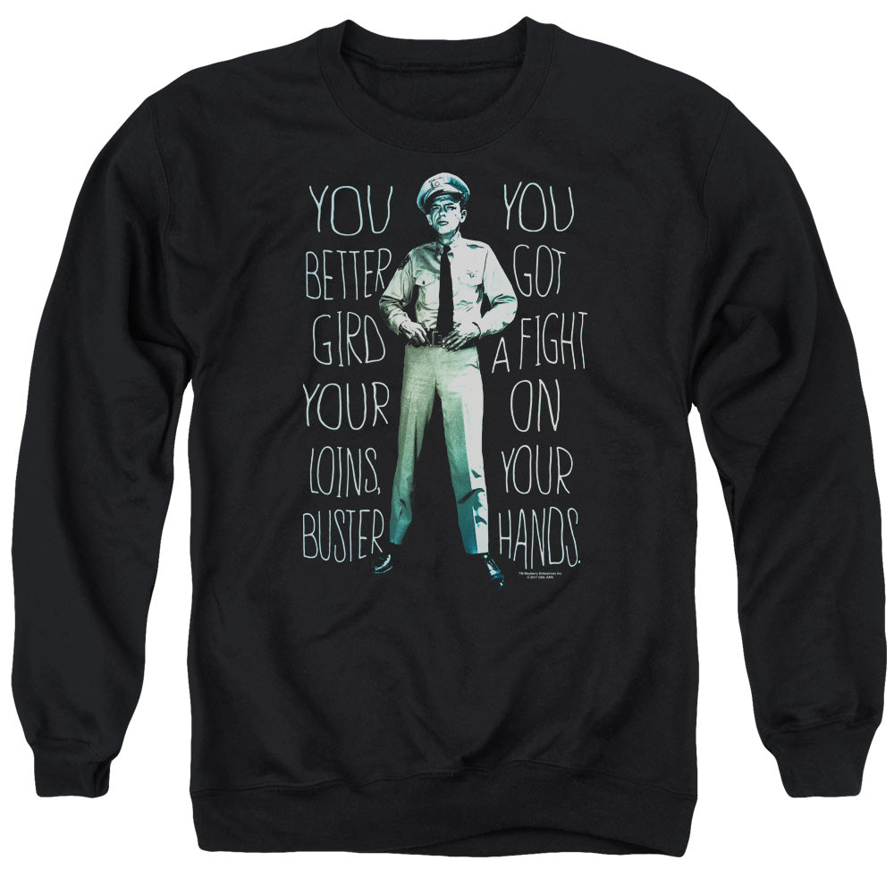 Andy Griffith Show Fight Mens Crewneck Sweatshirt Black T-Shirts, Hoodie | CiraTrend.com