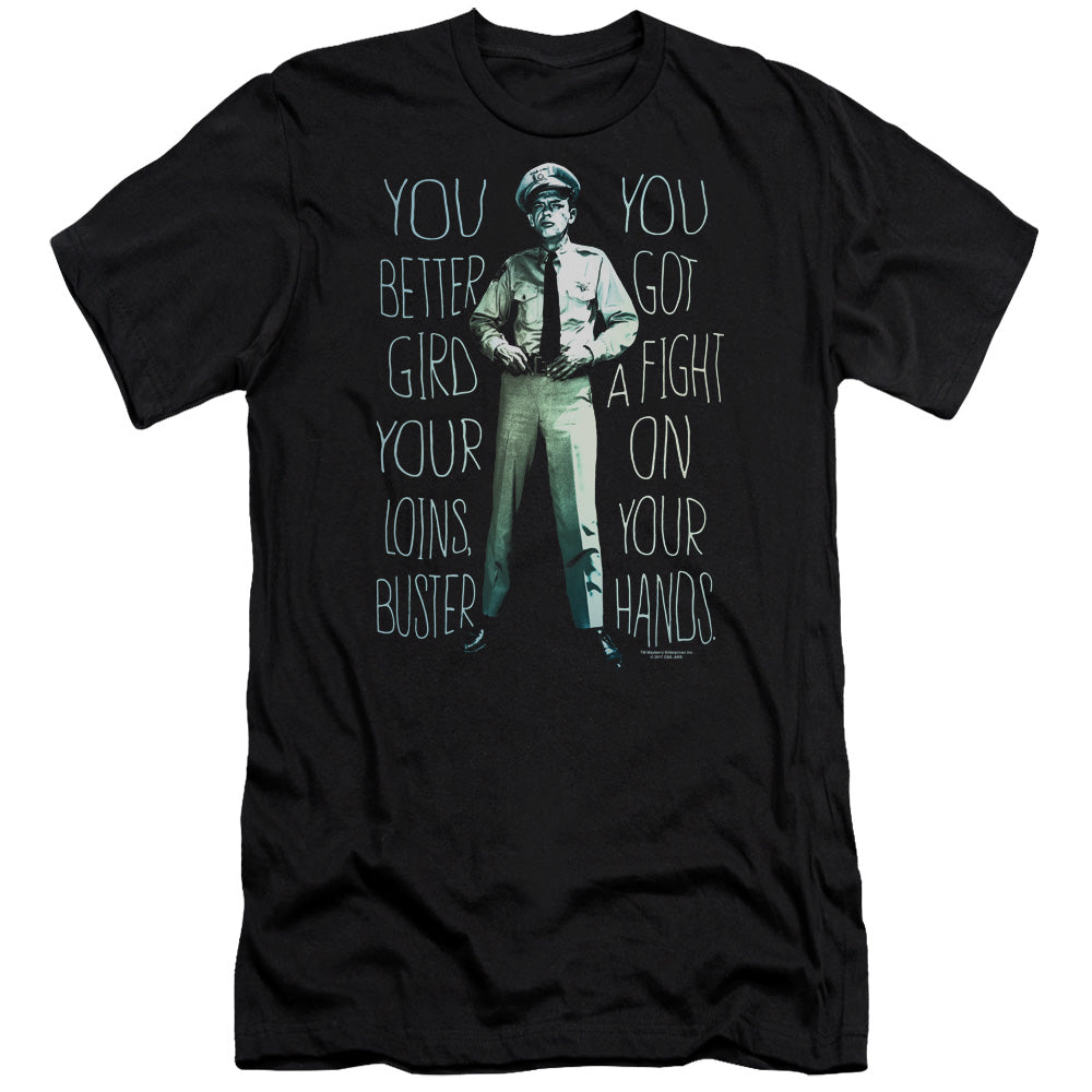 Andy Griffith Show Fight Bella Canvas Slim Fit Black T-Shirts, Hoodie, Sweatshirt