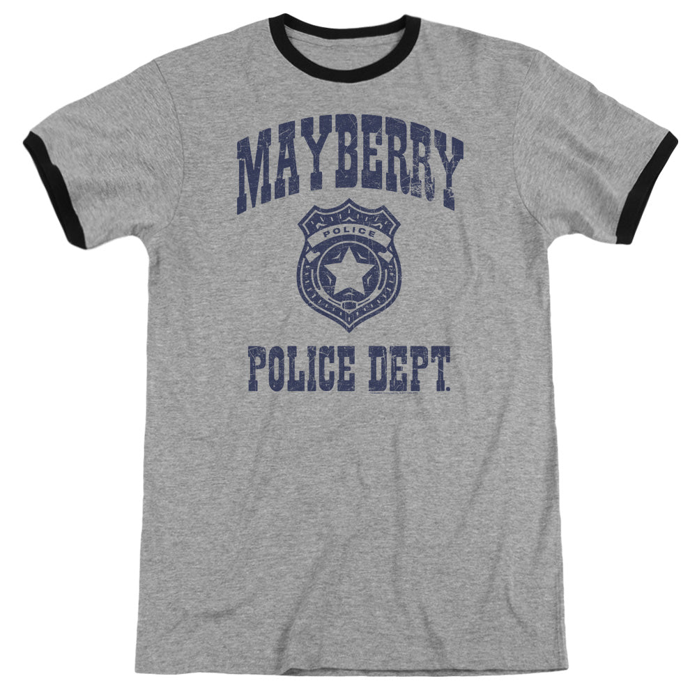 Andy Griffith Show Mayberry Police Heather Ringer Mens T Shirt Heather Hoodie, Sweatshirt | CiraTrend.com