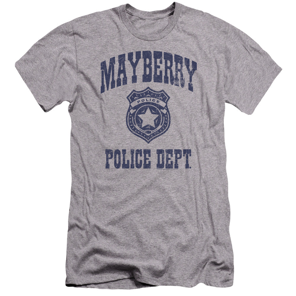 Andy Griffith Show Mayberry Police Hbo Premium Bella Canvas Slim Fit Mens T Shirt Athletic Heather Hoodie,... (Image 1)