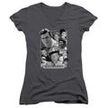 Andy Griffith Mayberry Junior Sheer Cap Sleeve V-Neck Womens T Shirt Charcoal Hoodie, Sweatshirt | CiraTrend.com (Image 1)