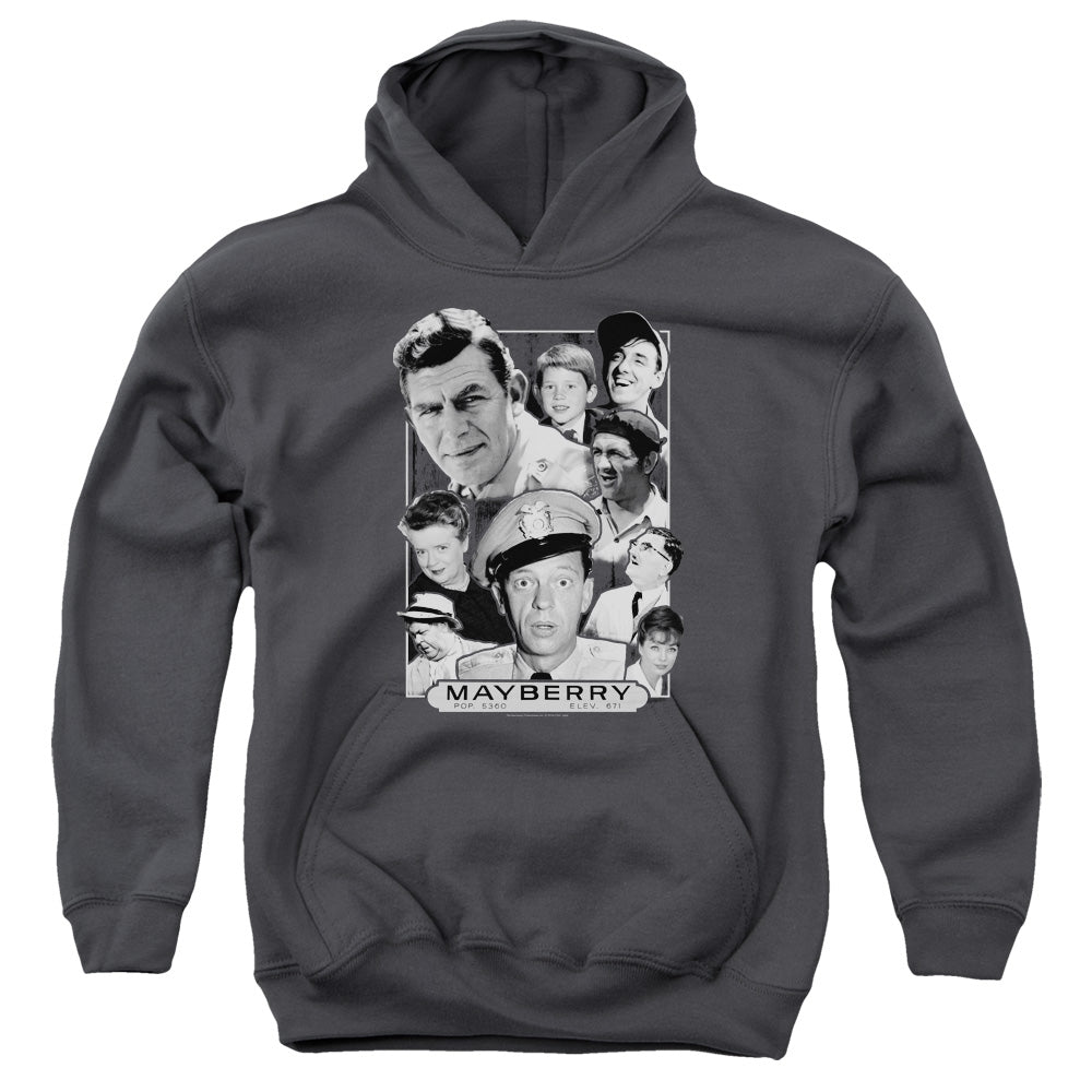 Andy Griffith Mayberry Kids Youth Hoodie Charcoal T-Shirts, Sweatshirt | CiraTrend.com (Image 1)