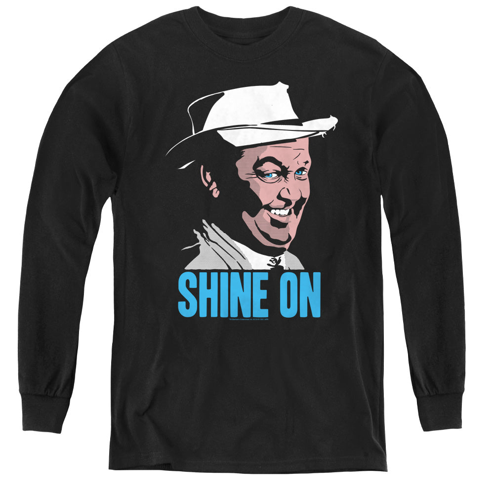 Andy Griffith Shine on Long Sleeve Kids Youth T Shirt Black Hoodie, Sweatshirt | CiraTrend.com (Image 1)