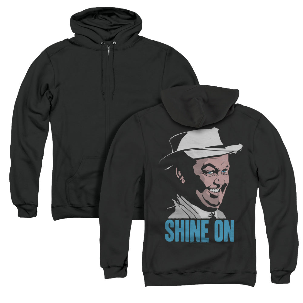 Andy Griffith Shine on Back Print Zipper Mens Hoodie Black T-Shirts, Sweatshirt | CiraTrend.com