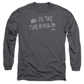 American Vandal Turd Burglar Mens Long Sleeve Shirt Charcoal Hoodie, Sweatshirt | CiraTrend.com (Image 1)