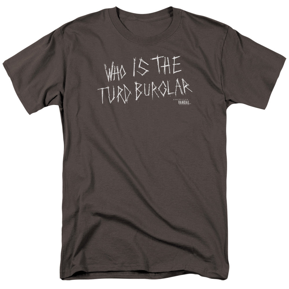 American Vandal Turd Burglar Mens T Shirt Charcoal Hoodie, Sweatshirt | CiraTrend.com (Image 1)