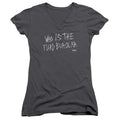 American Vandal Turd Burglar Junior Sheer Cap Sleeve V-Neck Womens T Shirt Charcoal Hoodie, Sweatshirt (Image 1)