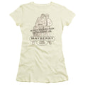 Andy Griffith Mayberry Jail Junior Sheer Cap Sleeve Womens T Shirt Cream Hoodie, Sweatshirt | CiraTrend.com