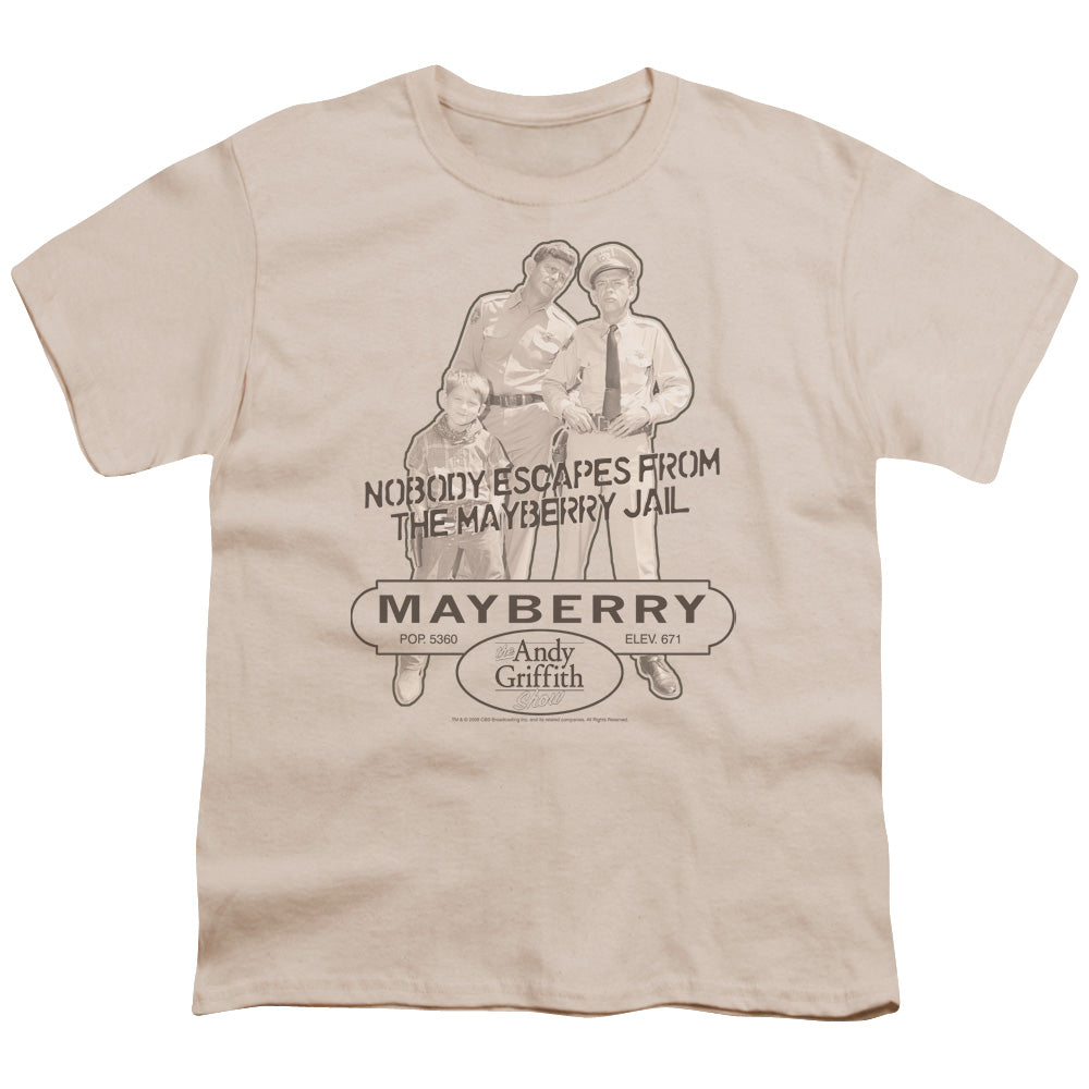 Andy Griffith Mayberry Jail Kids Youth T Shirt Cream Hoodie, Sweatshirt | CiraTrend.com (Image 1)