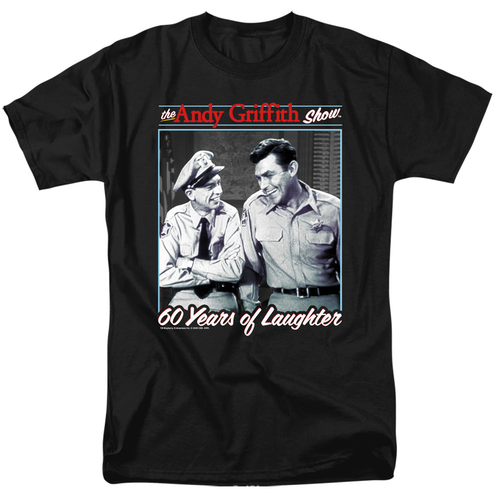 Andy Griffith 60 Years Of Laughter Mens T Shirt Black Hoodie, Sweatshirt | CiraTrend.com (Image 1)