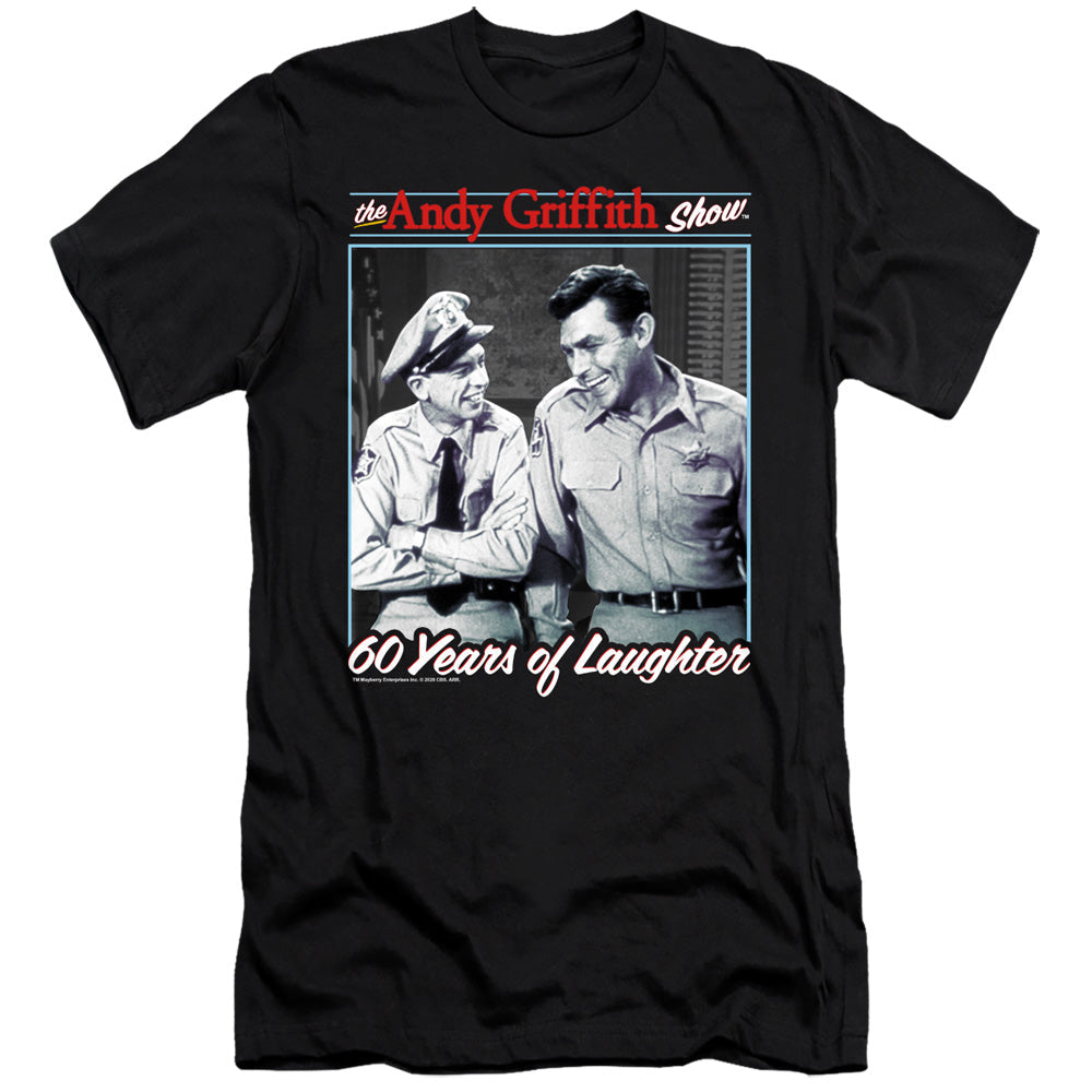Andy Griffith 60 Years Of Laughter Hbo Premium Bella Canvas Slim Fit Mens T Shirt Black Hoodie, Sweatshirt (Image 2)