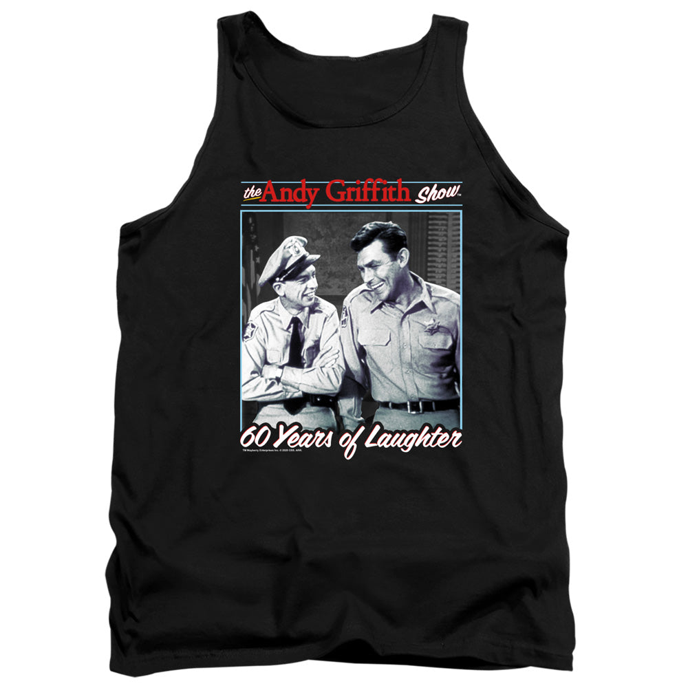 Andy Griffith 60 Years Of Laughter Mens Tank Top Shirt Black Hoodie, Sweatshirt | CiraTrend.com (Image 2)