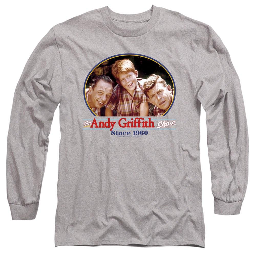 Andy Griffith Andy Since 1960 Mens Long Sleeve Shirt Athletic Heather Hoodie, Sweatshirt | CiraTrend.com (Image 1)