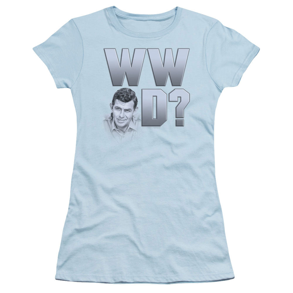 Andy Griffith Wwad Junior Sheer Cap Sleeve Womens T Shirt Light Blue Hoodie, Sweatshirt | CiraTrend.com