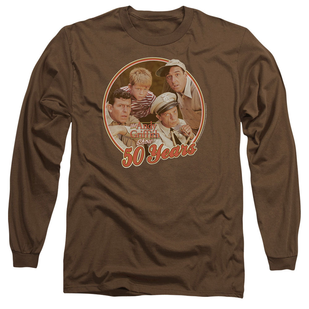 Andy Griffith 50 Years Mens Long Sleeve Shirt Coffee Hoodie, Sweatshirt | CiraTrend.com