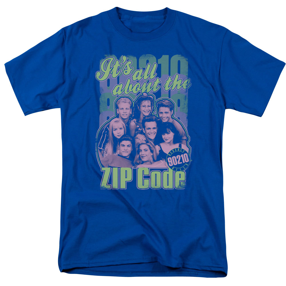 90210 Zip Code Mens T Shirt Royal Blue Hoodie, Sweatshirt | CiraTrend.com (Image 4)