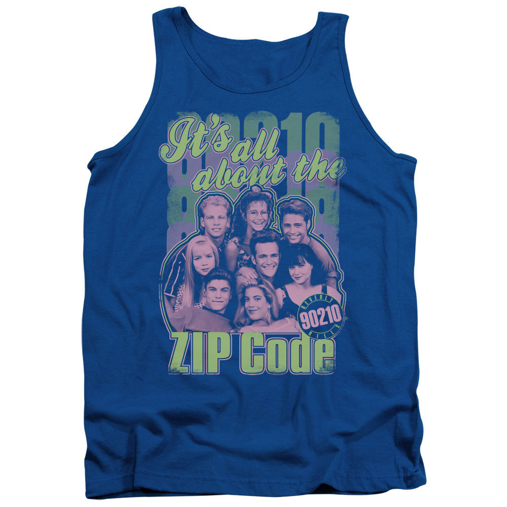 90210 Zip Code Mens Tank Top Shirt Royal Blue Hoodie, Sweatshirt | CiraTrend.com