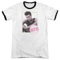 90210 Dylan Heather Ringer Mens T Shirt White Hoodie, Sweatshirt | CiraTrend.com