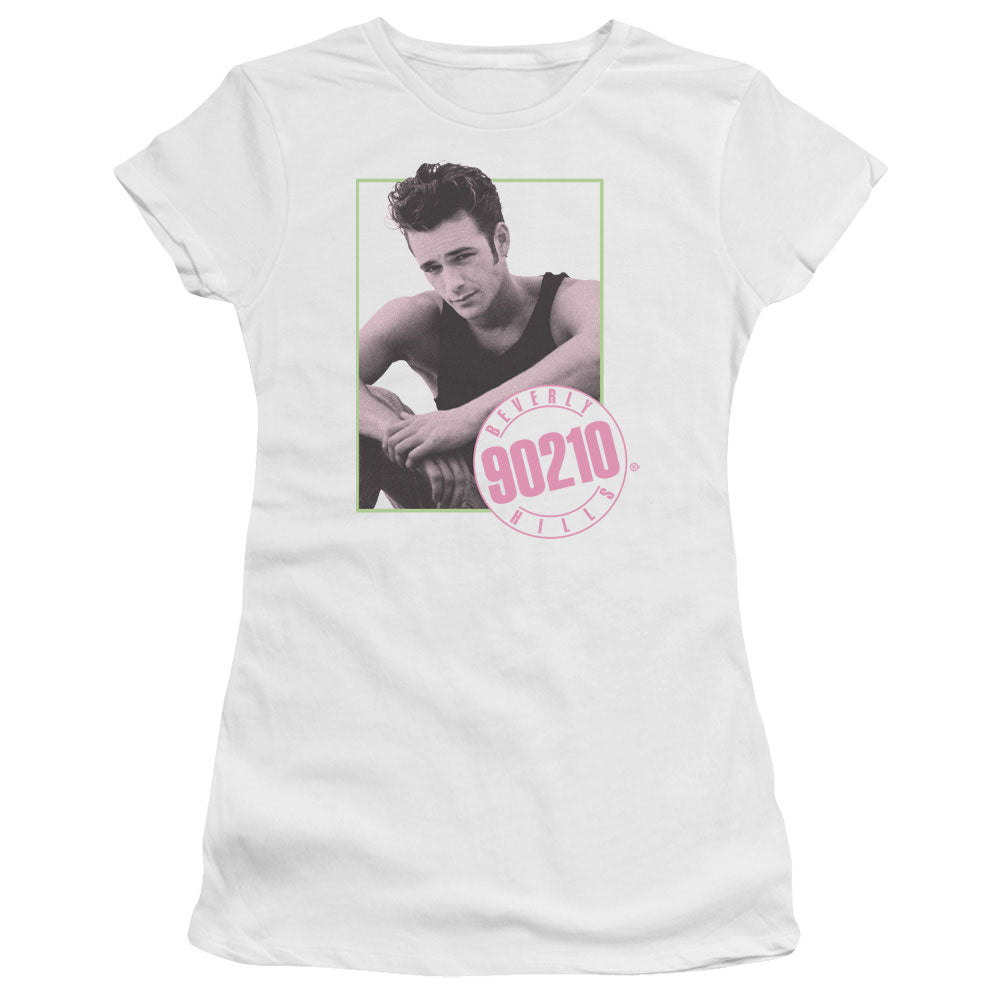 90210 Dylan Junior Sheer Cap Sleeve Womens T Shirt White Hoodie, Sweatshirt | CiraTrend.com