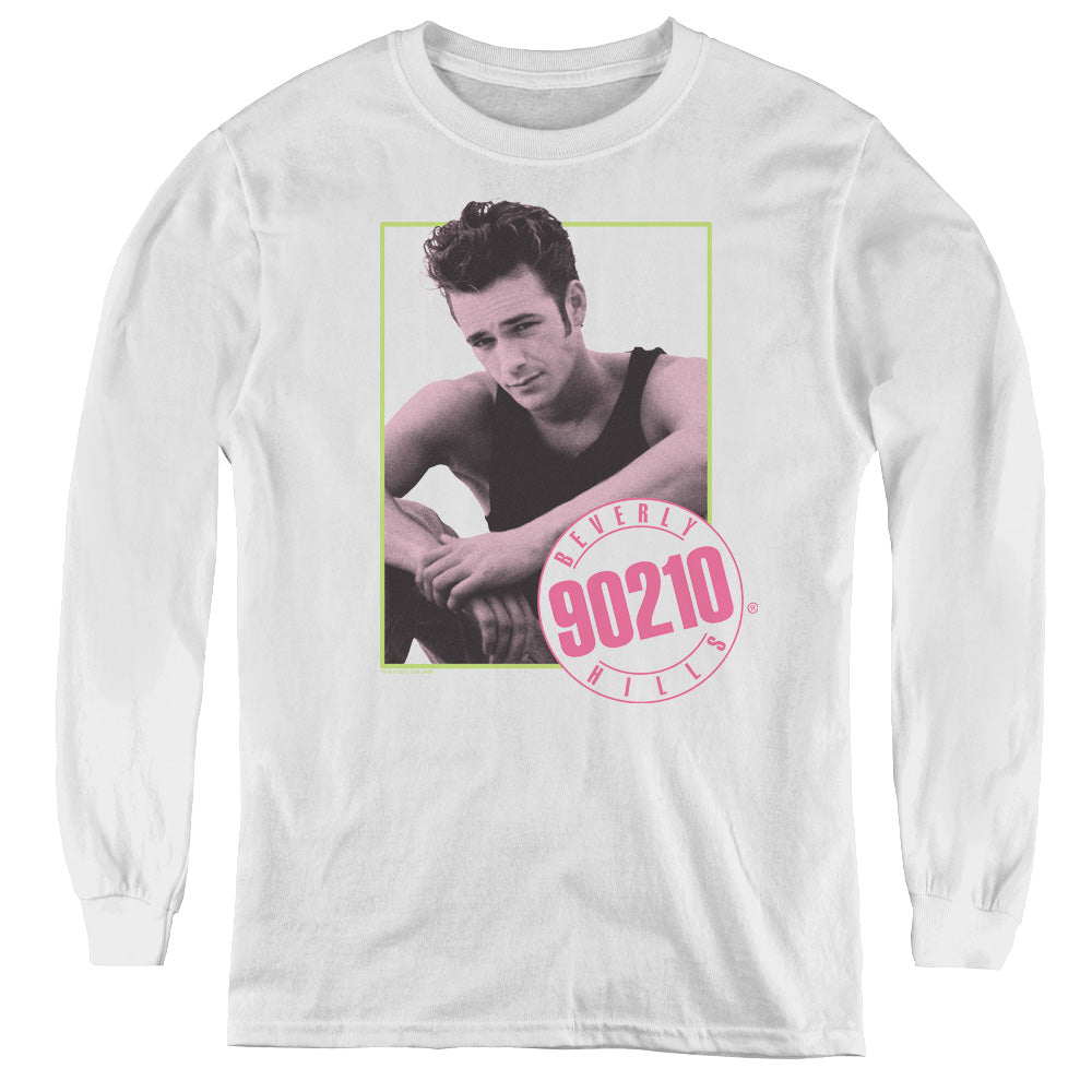 90210 Dylan Long Sleeve Kids Youth T Shirt White Hoodie, Sweatshirt | CiraTrend.com (Image 1)