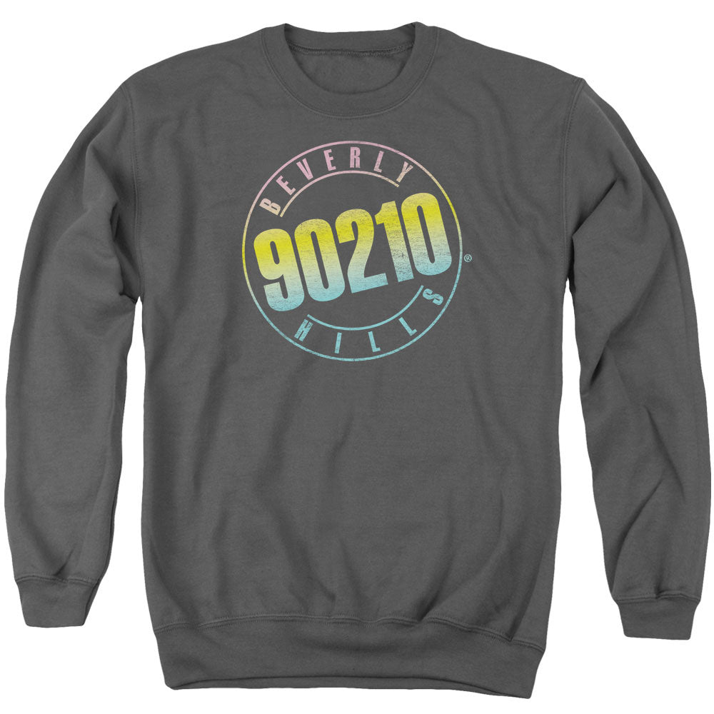 90210 Color Blend Logo Mens Crewneck Sweatshirt Charcoal T-Shirts, Hoodie | CiraTrend.com
