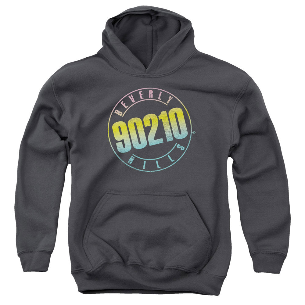 90210 Color Blend Logo Kids Youth Hoodie Charcoal T-Shirts, Sweatshirt | CiraTrend.com (Image 1)