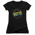 Beverly Hills 90210 Color Blend Logo - Juniors V-Neck T-Shirt Hoodie, Sweatshirt | CiraTrend.com