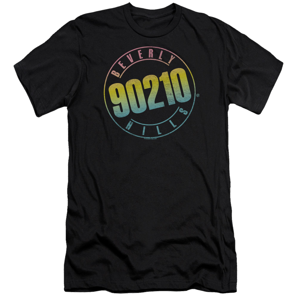 Beverly Hills 90210 Color Blend Logo - Men's Premium Slim Fit T-Shirt Hoodie, Sweatshirt | CiraTrend.com