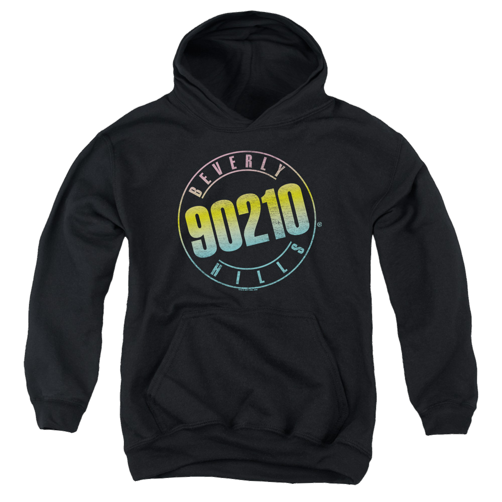 Beverly Hills 90210 Color Blend Logo - Youth Hoodie (Ages 8-12) T-Shirts, Sweatshirt | CiraTrend.com