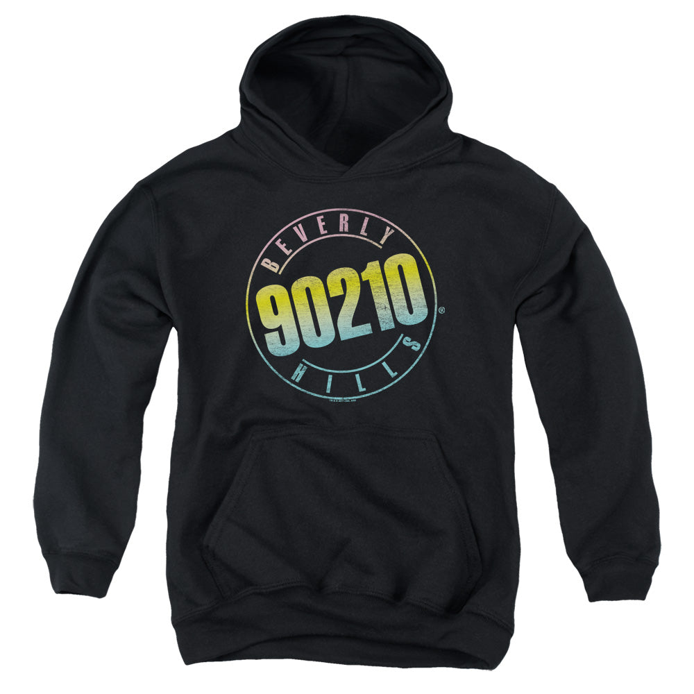 90210 Color Blend Logo Kids Youth Hoodie Black T-Shirts, Sweatshirt | CiraTrend.com (Image 1)