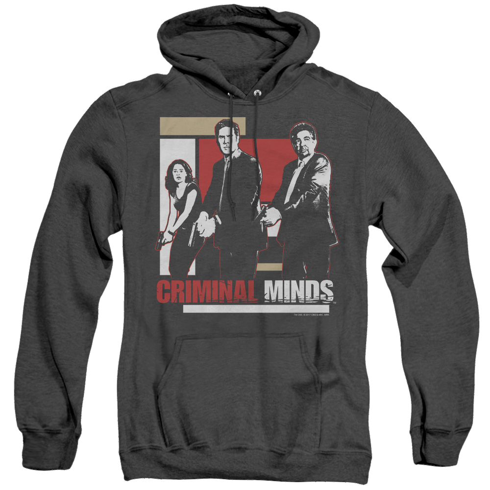 Criminal Minds Guns Drawn - Heather Pullover Hoodie T-Shirts, Sweatshirt | CiraTrend.com