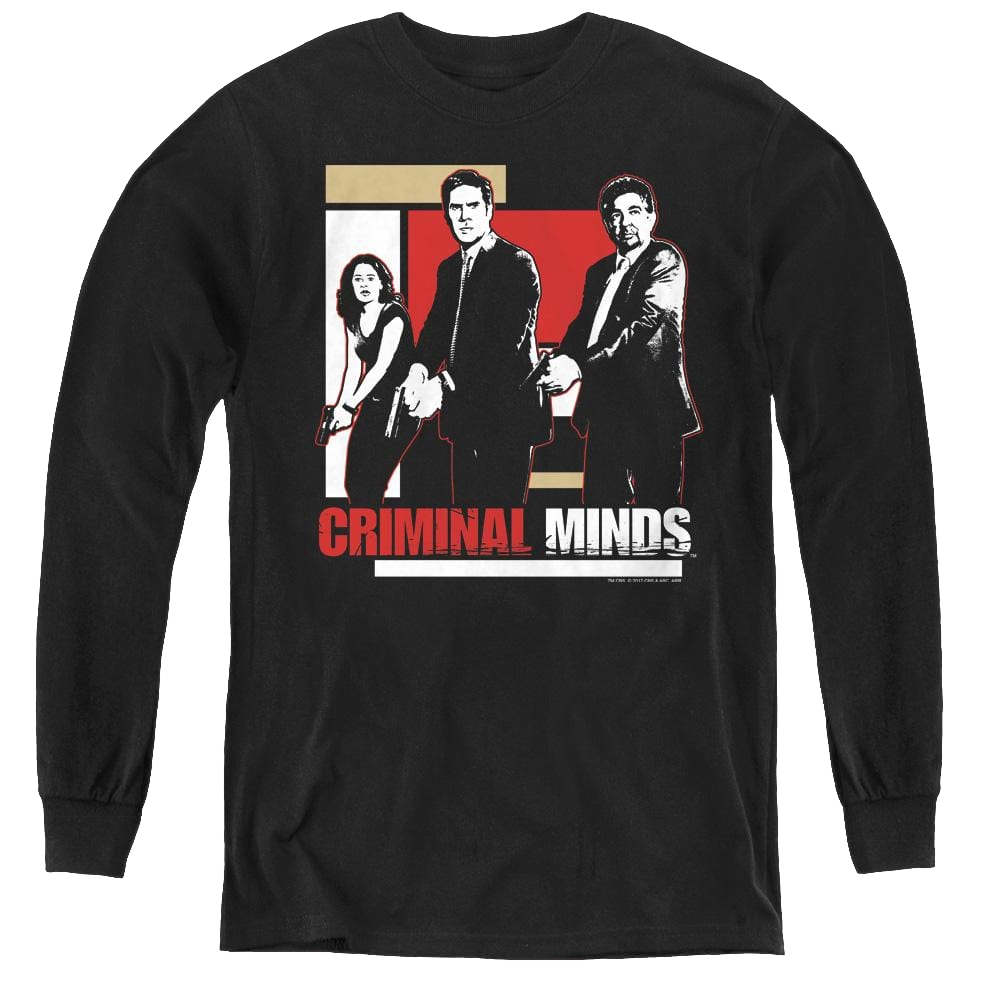 Criminal Minds Guns Drawn - Youth Long Sleeve T-Shirt Hoodie, Sweatshirt | CiraTrend.com