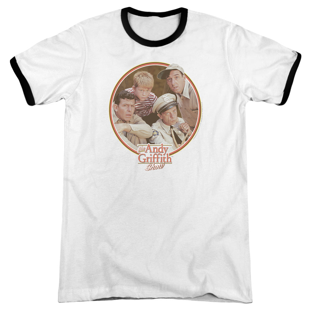 Andy Griffith Boys Club Heather Ringer Mens T Shirt White Hoodie, Sweatshirt | CiraTrend.com