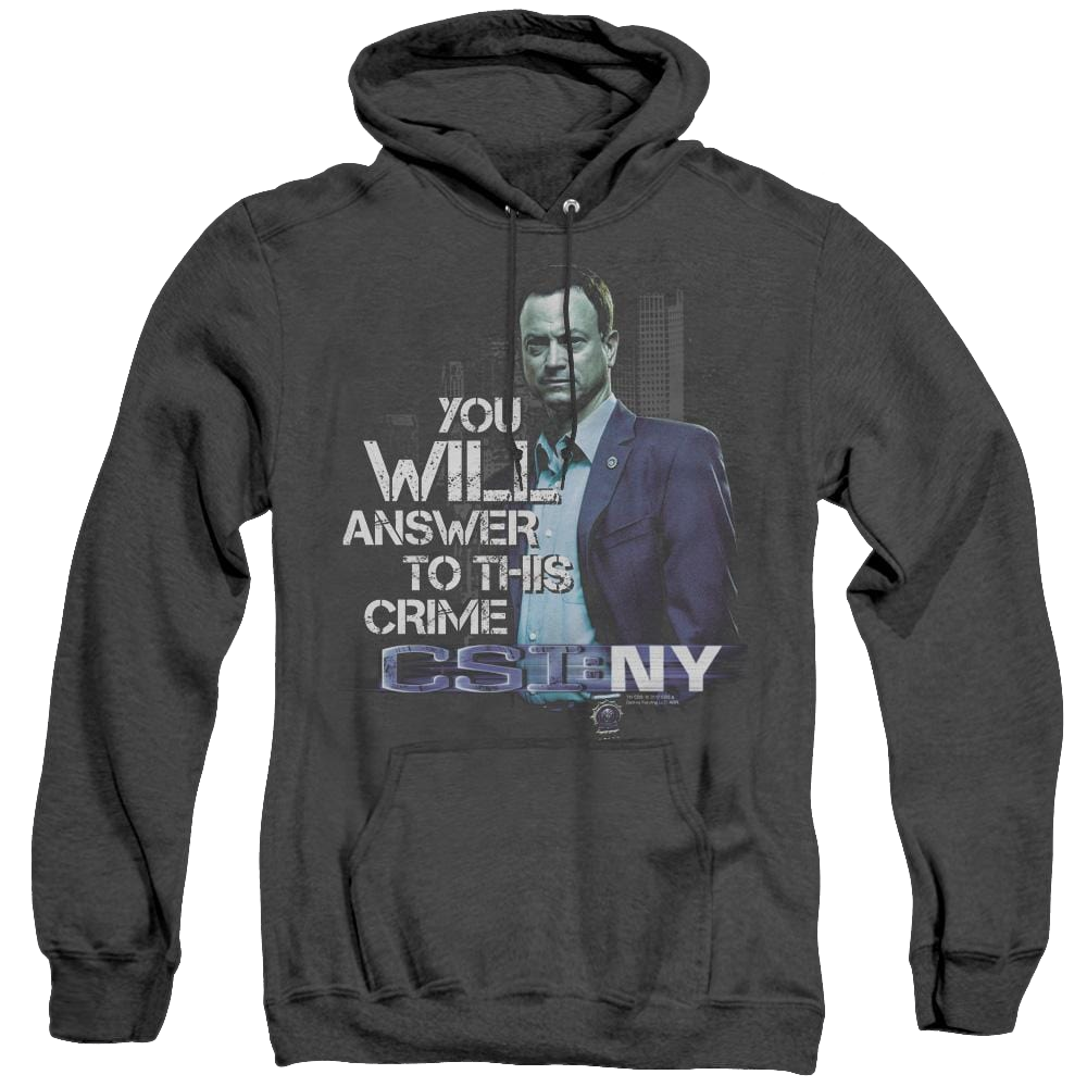 Csi New York You Will Answer - Heather Pullover Hoodie T-Shirts, Sweatshirt | CiraTrend.com