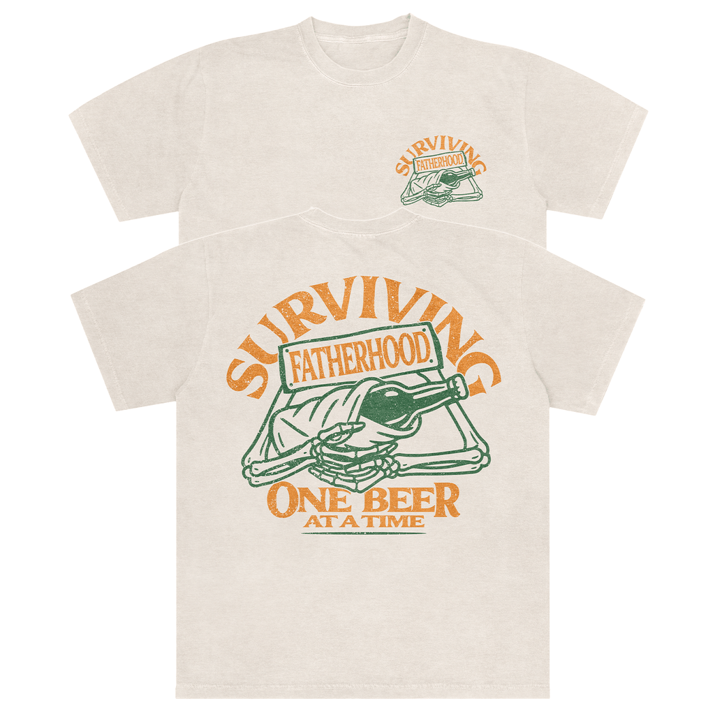 Surviving Fatherhood Comfort Colors T-shirt Style001 Hoodie, Sweatshirt | CiraTrend.com (Image 1)