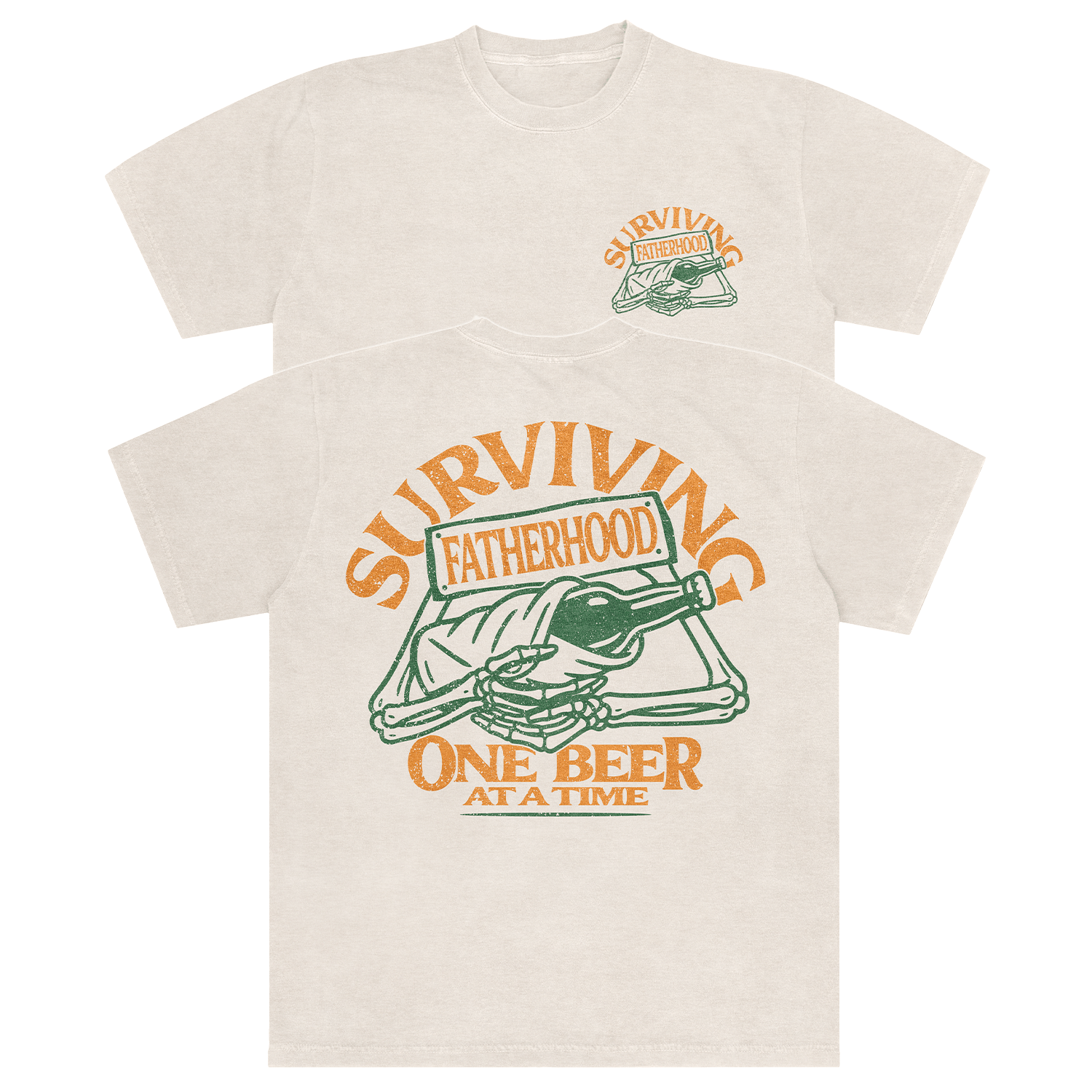 Surviving Fatherhood Comfort Colors T-shirt Style001 Hoodie, Sweatshirt | CiraTrend.com (Image 1)