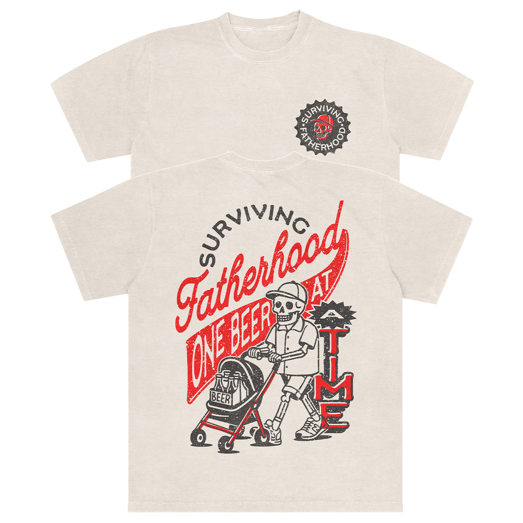 Surviving Fatherhood Comfort Colors T-shirt Hoodie, Sweatshirt | CiraTrend.com (Image 1)