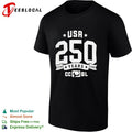 CCBL USA 250 years 1776 2026 batter logo shirt