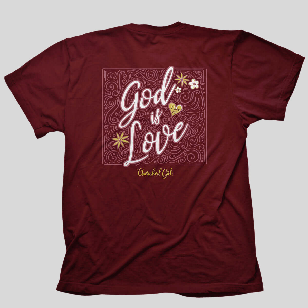 Cherished GirlÃ‚Â® WomenÃ¢â‚¬â„¢s T-Shirt God Is LoveÃ¢â€žÂ¢ Hoodie, Sweatshirt | CiraTrend.com (Image 1)