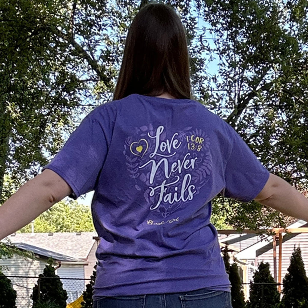 Cherished GirlÂ® Womens T-Shirt Love Never Fails Hoodie, Sweatshirt | CiraTrend.com (Image 3)
